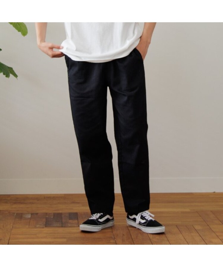 グラソス(GLAZOS)のコットンツイル・シェフパンツ ブラック(219)