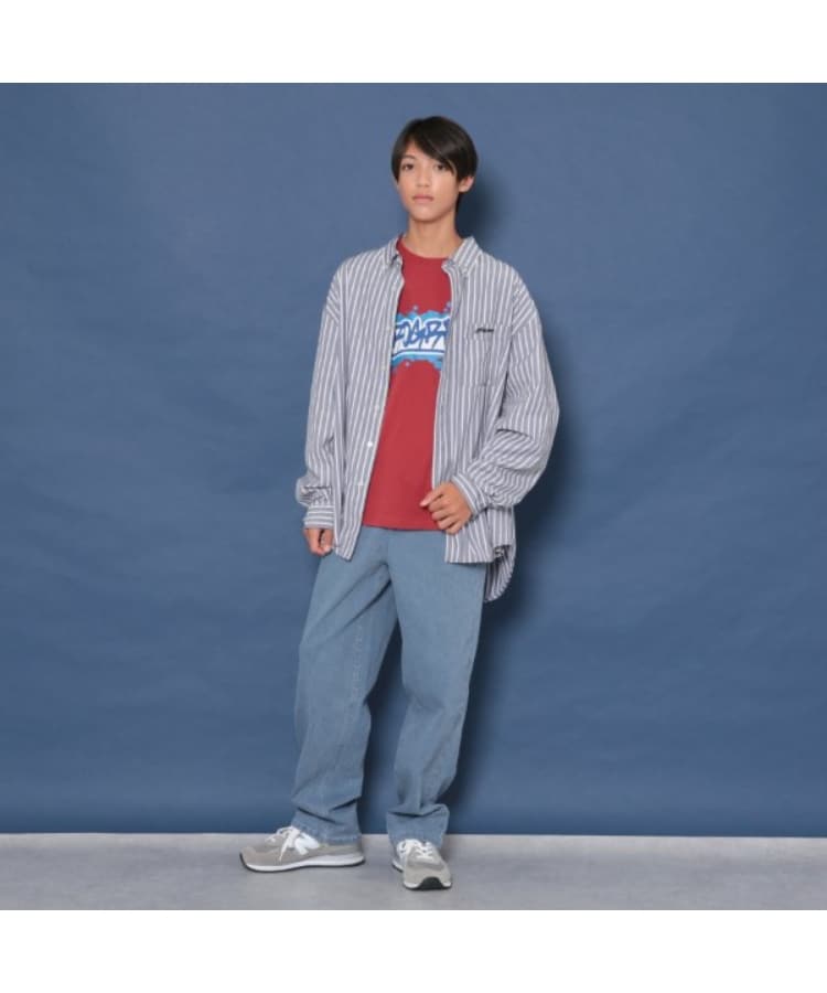 グラソス(GLAZOS)のストレッチデニム・ワイドバギーパンツ10