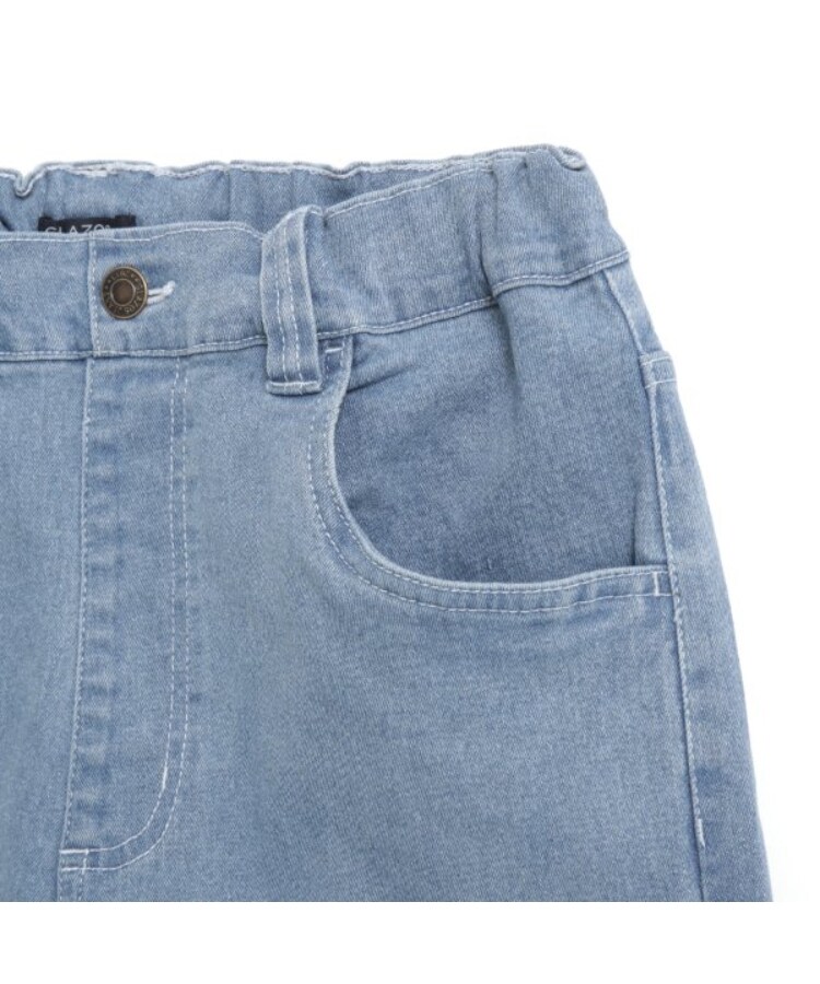 グラソス(GLAZOS)のストレッチデニム・ワイドバギーパンツ14