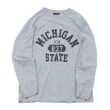 グラソス(GLAZOS)の【プチプラ】フロントカレッジロゴ長袖Tシャツ4