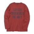 グラソス(GLAZOS)の【プチプラ】フロントメッセージロゴ長袖Tシャツ5