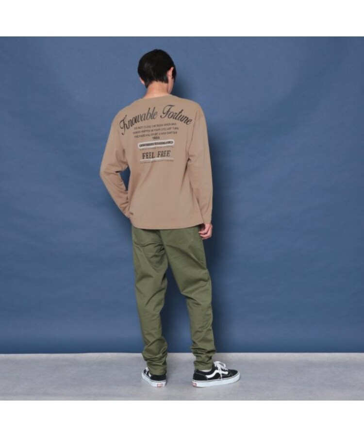 グラソス(GLAZOS)の【プチプラ】バックメッセージロゴ長袖Tシャツ1