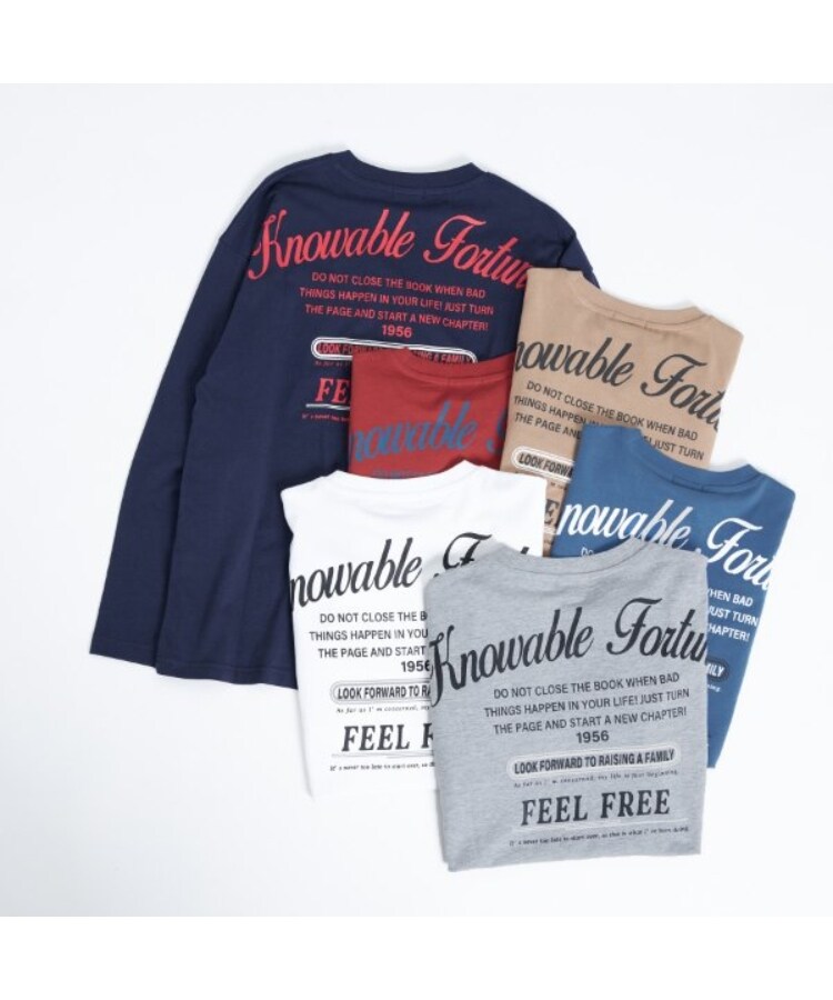 グラソス(GLAZOS)の【プチプラ】バックメッセージロゴ長袖Tシャツ4