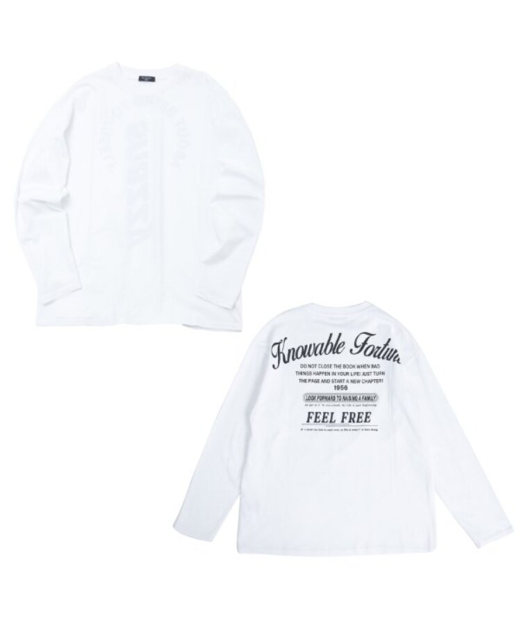 グラソス(GLAZOS)の【プチプラ】バックメッセージロゴ長袖Tシャツ6