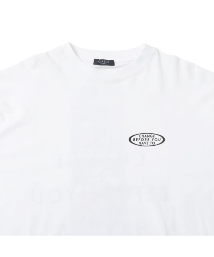 グラソス(GLAZOS)のスリースクエアバックフォト長袖Tシャツ7
