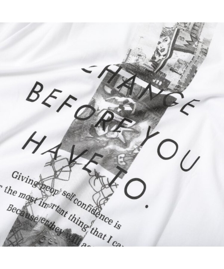 グラソス(GLAZOS)のスリースクエアバックフォト長袖Tシャツ10