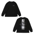 グラソス(GLAZOS)のスリースクエアバックフォト長袖Tシャツ ブラック(219)