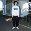 グラソス(GLAZOS)の【STREET】フロントグラフィティプリントビッグ長袖Tシャツ1
