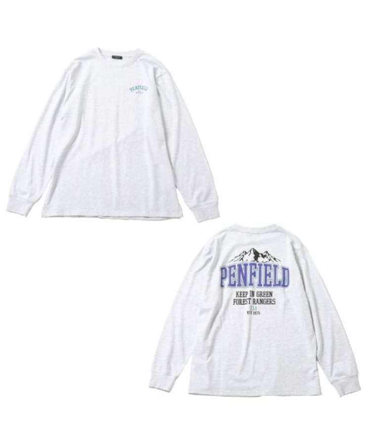 グラソス(GLAZOS)の【Penfield】USAコットン・バックロゴプリント長袖Tシャツ7