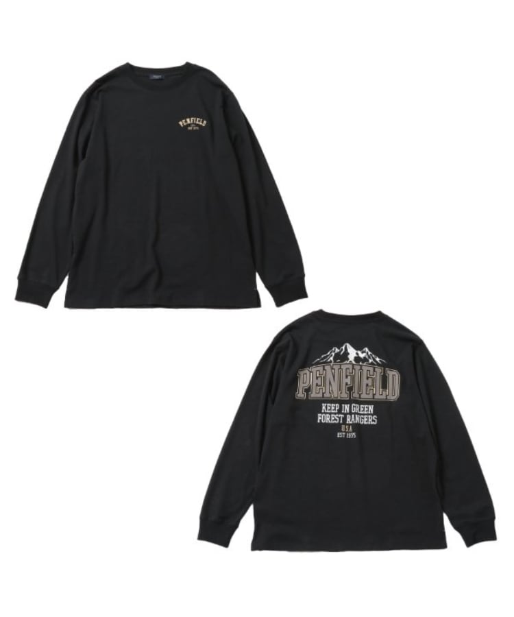 グラソス(GLAZOS)の【Penfield】USAコットン・バックロゴプリント長袖Tシャツ9