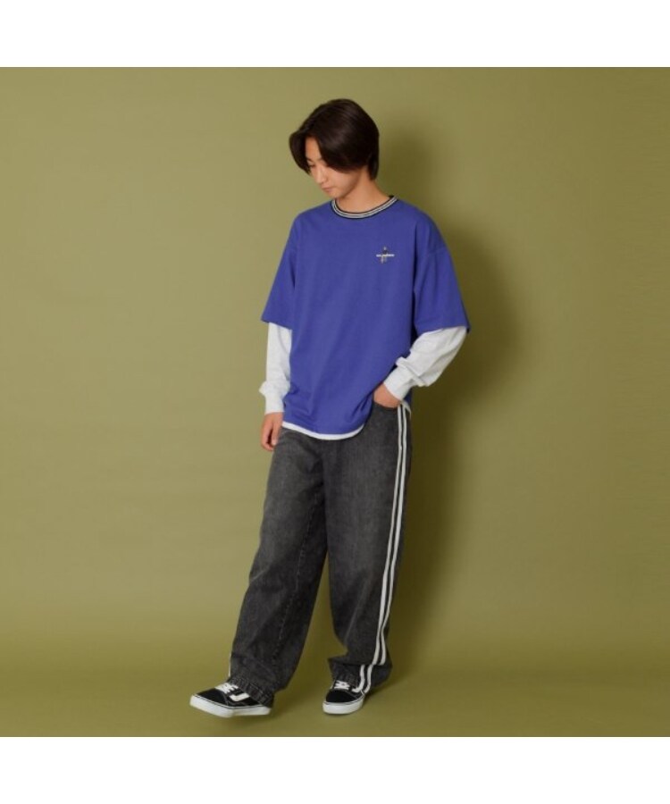 グラソス(GLAZOS)のUSAコットン・レイヤードボブプリントビッグ長袖Tシャツ9