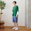グラソス(GLAZOS)のUSAコットン・レイヤードボブプリントビッグ長袖Tシャツ2