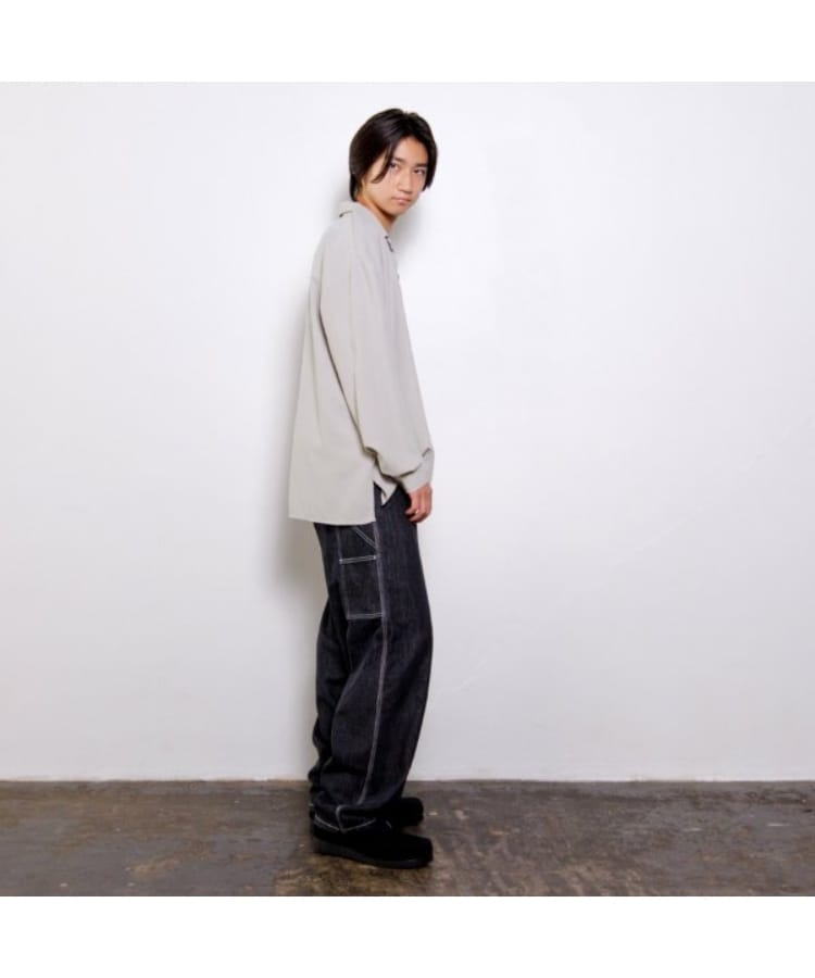 グラソス(GLAZOS)の【セットアップ対応】トロトロ・オープンカラーシャツ1