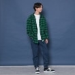 グラソス(GLAZOS)のフード付きチェックシャツ2