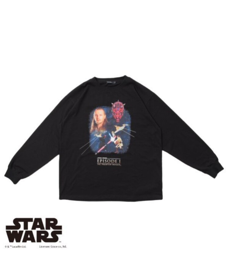 グラソス(GLAZOS)の【STAR WARS】JEDI vs SITH / フロントプリント長袖Tシャツ9