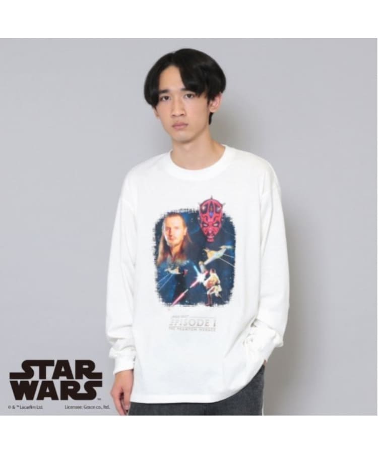 STAR WARS】JEDI vs SITH / フロントプリント長袖Tシャツ(T STAR WARS】JEDI vs SITH / フロントプリント長袖Tシャツ(T