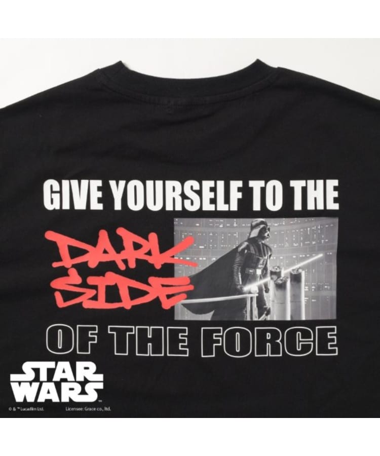 STAR WARS】ダース・ベイダー / バックプリント長袖Tシャツ(T STAR WARS】ダース・ベイダー / バックプリント長袖Tシャツ(T