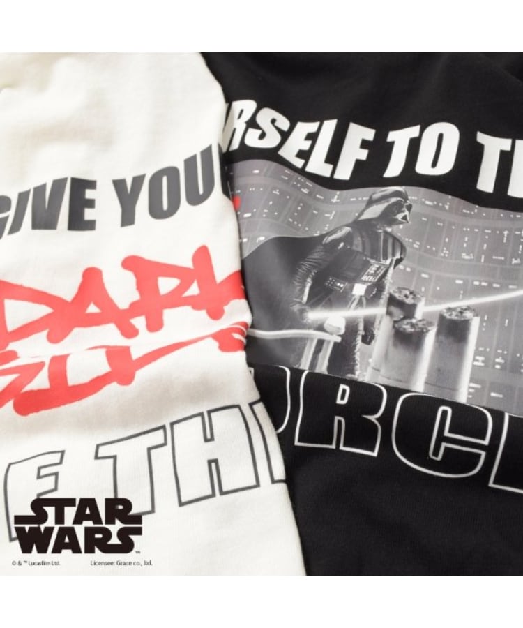 STAR WARS】ダース・ベイダー / バックプリント長袖Tシャツ(T STAR WARS】ダース・ベイダー / バックプリント長袖Tシャツ(T