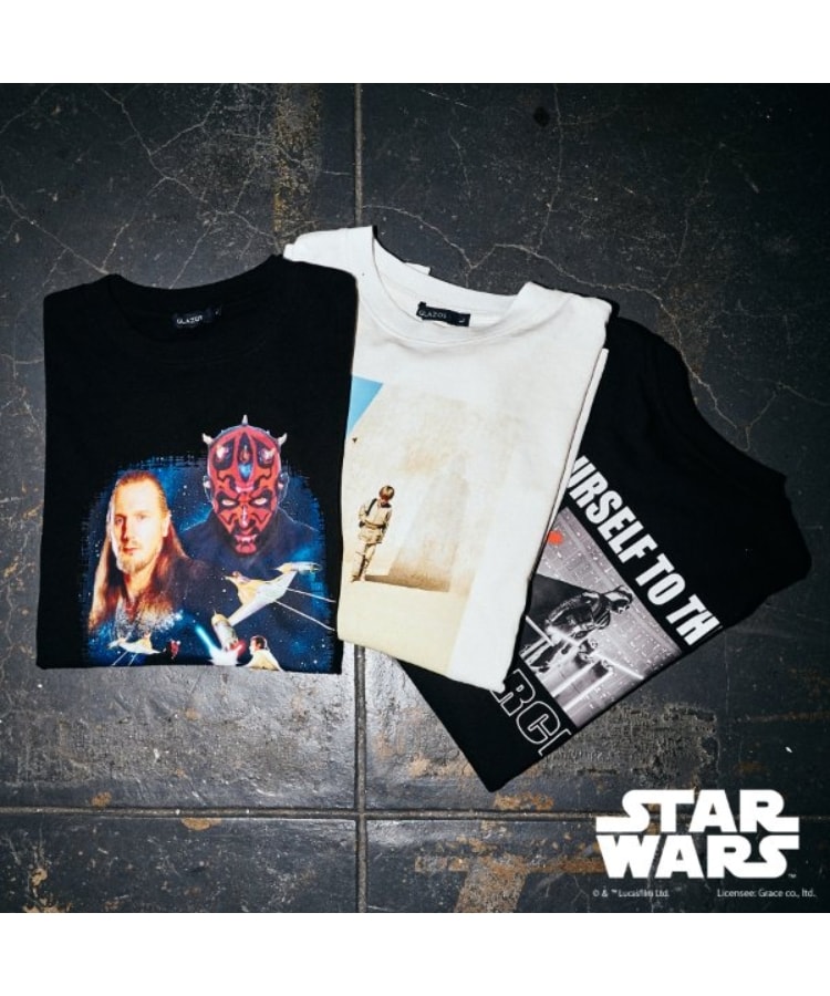STAR WARS】ダース・ベイダー / バックプリント長袖Tシャツ(T STAR WARS】ダース・ベイダー / バックプリント長袖Tシャツ(T