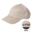 グラソス(GLAZOS)の【newhattan】バック刺繍ロゴ６パネルキャップ ベージュ(052)
