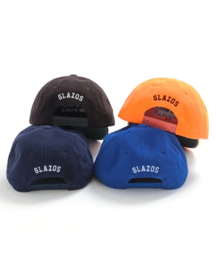 グラソス(GLAZOS)のフリース6パネルスナップバックキャップ9
