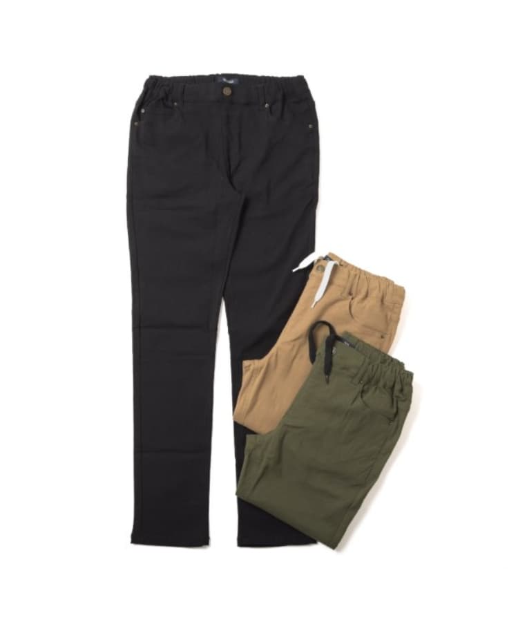 グラソス(GLAZOS)のスーパーストレッチ裏起毛ツイル・スリムパンツ4