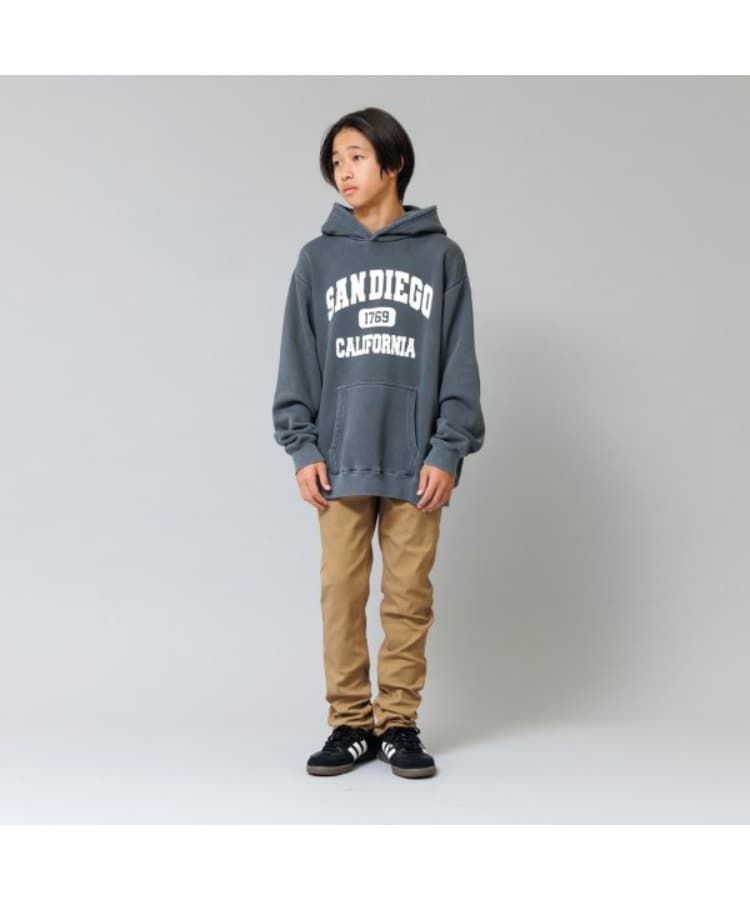 グラソス(GLAZOS)のスーパーストレッチ裏起毛ツイル・スリムパンツ8