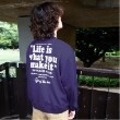 グラソス(GLAZOS)の【プチプラ】アソートバックプリントトレーナー パープル(081)