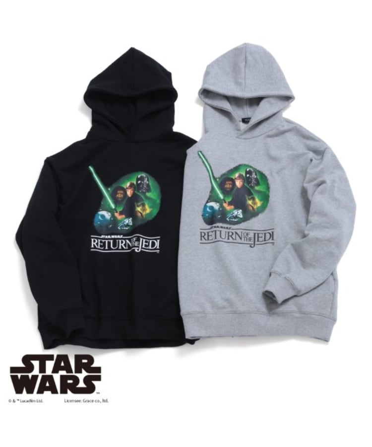 グラソス(GLAZOS)の【STAR WARS】エピソード6 / フロントプリントパーカー9