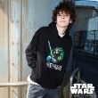 グラソス(GLAZOS)の【STAR WARS】エピソード6 / フロントプリントパーカー ブラック(219)