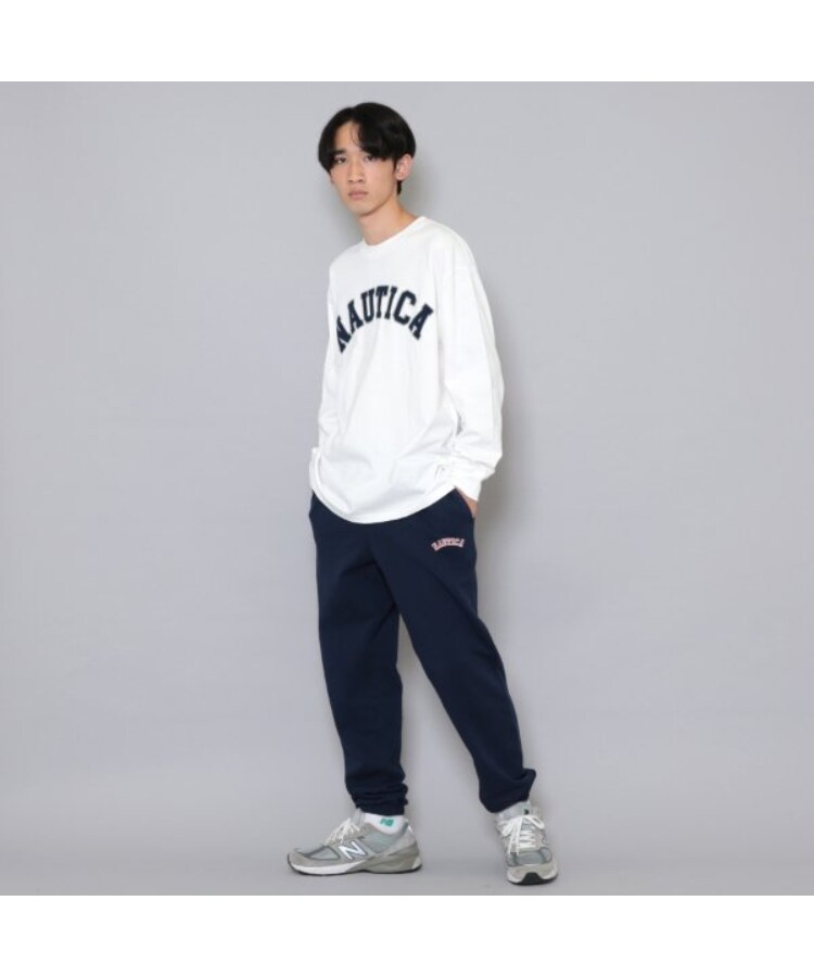 グラソス(GLAZOS)の【NAUTICA】フロントロゴアップリケ刺繍長袖Tシャツ12