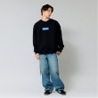 グラソス(GLAZOS)の【あったか】裏起毛・ボックス刺繍ロゴトレーナー1