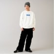 グラソス(GLAZOS)の【あったか】裏起毛・ボックス刺繍ロゴトレーナー8