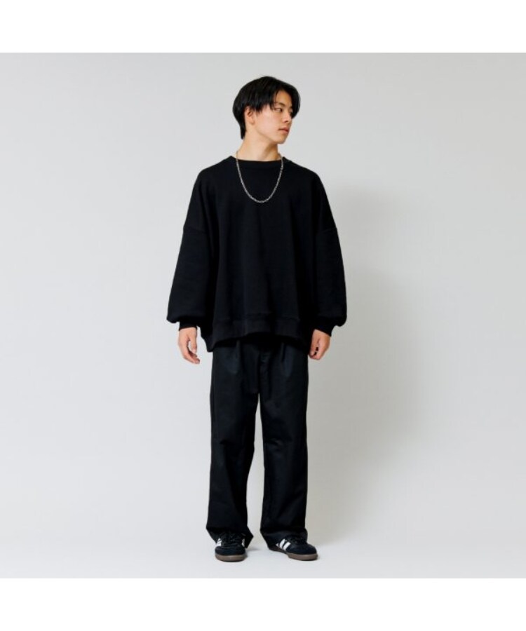 グラソス(GLAZOS)の【あったか】裏起毛・ネックレス付きトレーナー2