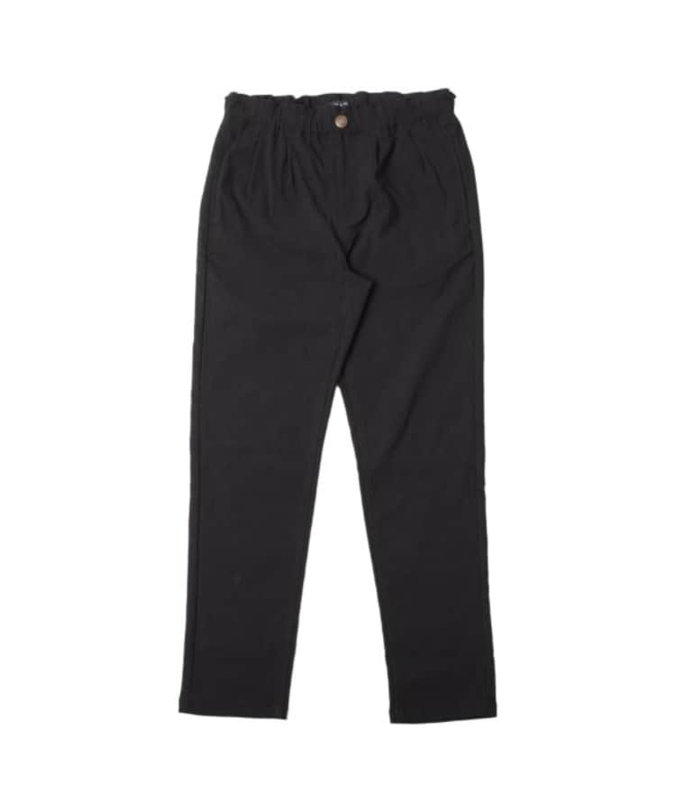 グラソス(GLAZOS)のスーパーストレッチツイル・フロントタックパンツ ブラック(219)
