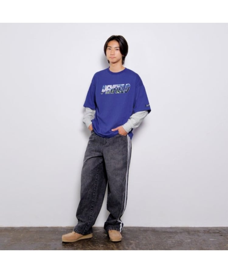 グラソス(GLAZOS)の【Penfield】USAコットン・フロントロゴレイヤードビッグ長袖Tシャツ4