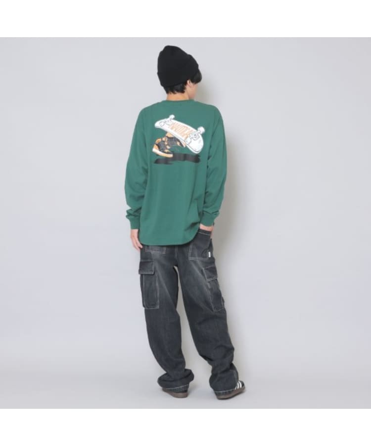 グラソス(GLAZOS)の【NAUTICA】バックスケーターロゴ長袖Tシャツ2
