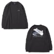 グラソス(GLAZOS)の【NAUTICA】バックスケーターロゴ長袖Tシャツ ブラック(219)