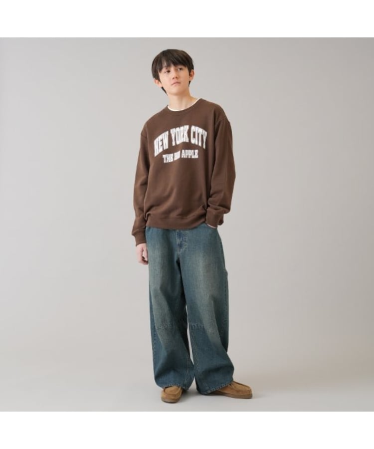 グラソス(GLAZOS)のデニム・ワイドカーブパンツ1