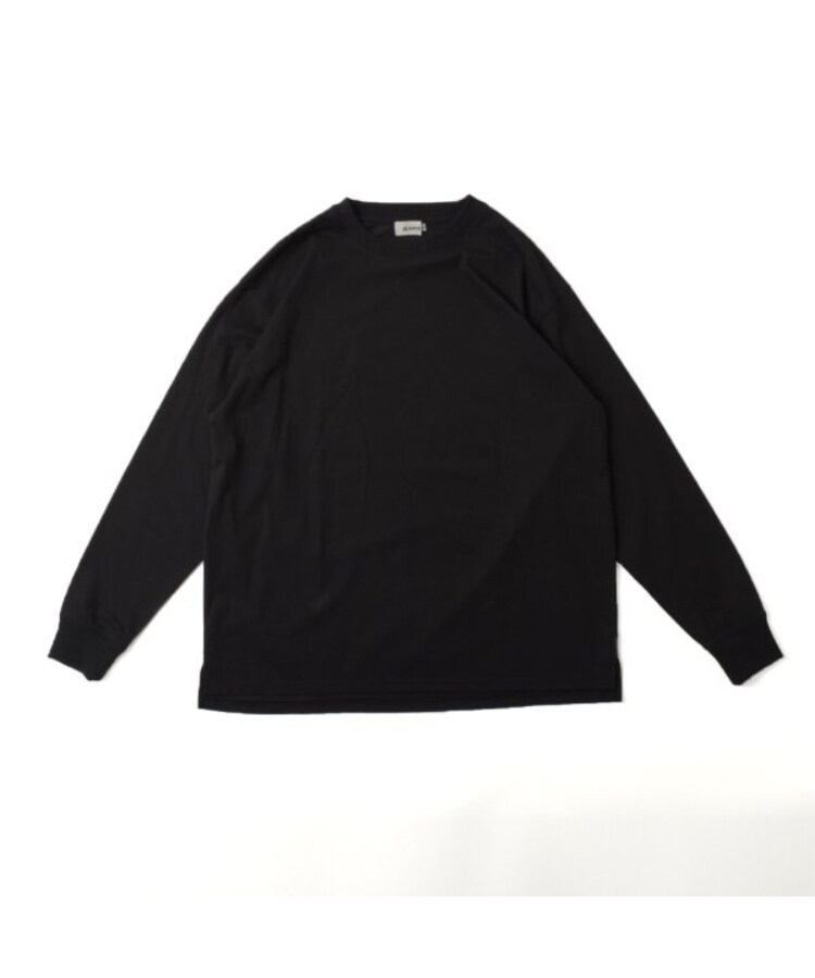 グラソス(GLAZOS)のスムース・シンプル長袖Tシャツ ブラック(219)
