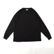 グラソス(GLAZOS)のスムース・シンプル長袖Tシャツ ブラック(219)