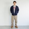 グラソス(GLAZOS)の【速乾・毛玉になりにくい】裏毛・シンプルカーディガン1