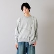 グラソス(GLAZOS)の【速乾・毛玉になりにくい】パッチワークビッグトレーナー グレー(112)