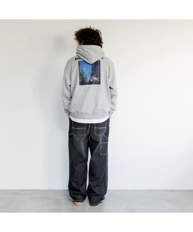 グラソス(GLAZOS)の【速乾・毛玉になりにくい】バックフォトプリントパーカー1