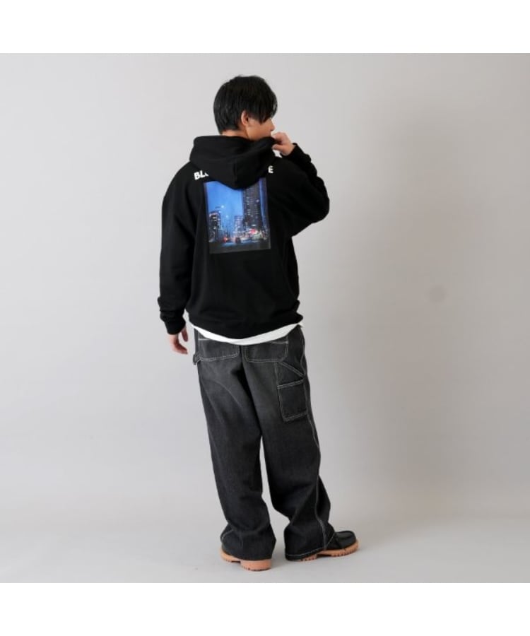 グラソス(GLAZOS)の【速乾・毛玉になりにくい】バックフォトプリントパーカー5