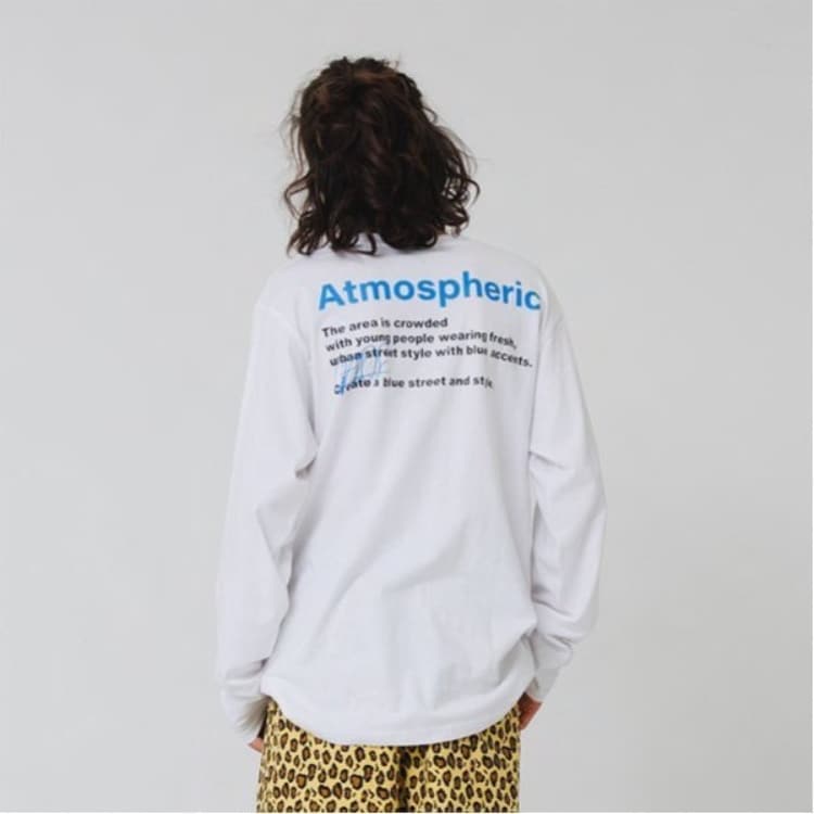 グラソス(GLAZOS)の【プチプラ】バックロゴ長袖Tシャツ Ｔシャツ