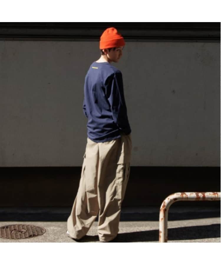 グラソス(GLAZOS)のフォトフロントプリント長袖Tシャツ1