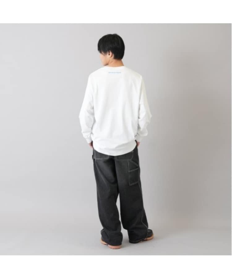 グラソス(GLAZOS)のフォトフロントプリント長袖Tシャツ12