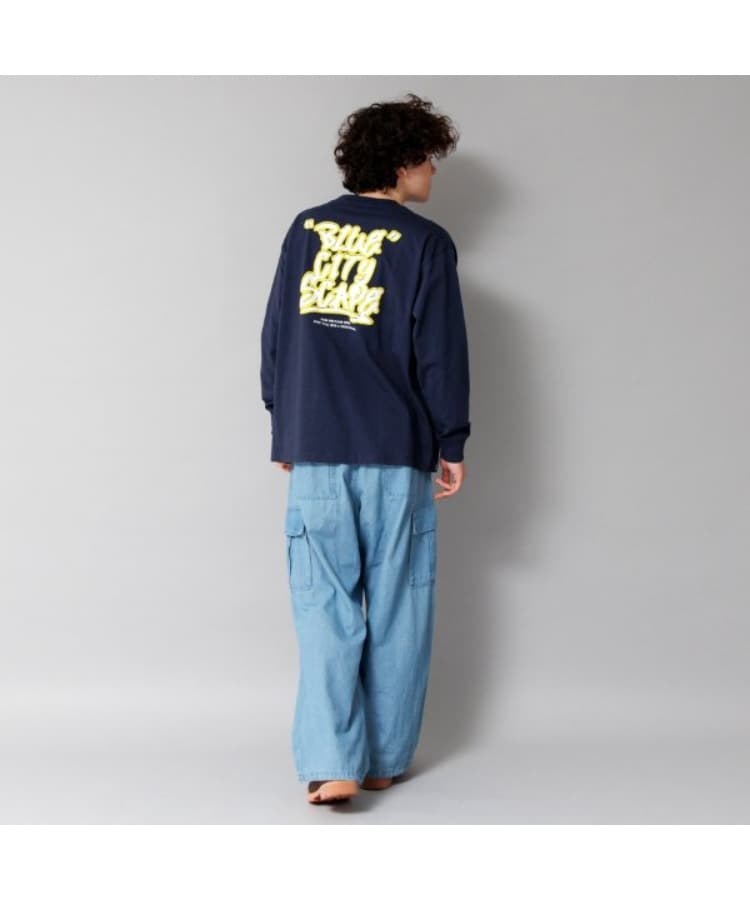 グラソス(GLAZOS)のストリートグラフィティ発泡プリントビッグ長袖Tシャツ4