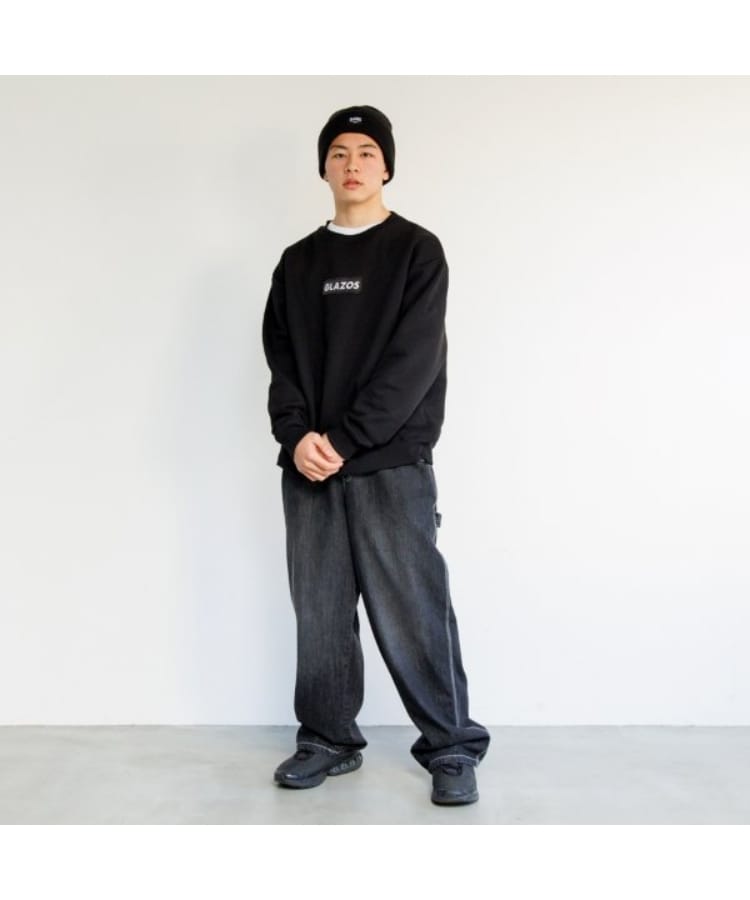 グラソス(GLAZOS)の【毛玉になりにくい】裏起毛・ブラックコレクション1